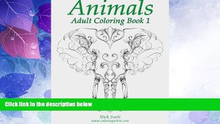 Big Deals  Animals Adult Coloring Book 1 (Volume 1)  Best Seller Books Most Wanted