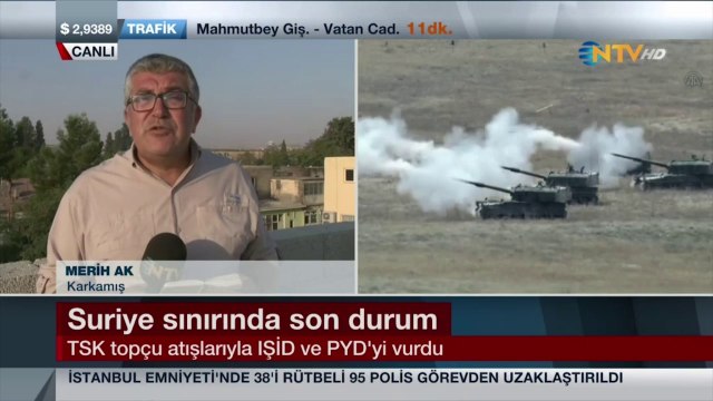 Türkiye PYD ve IŞİD'i Obüslerle Vuruyor