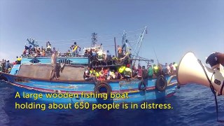 MSF Rescues 800 from Smugglers' Boats in the Mediterranean