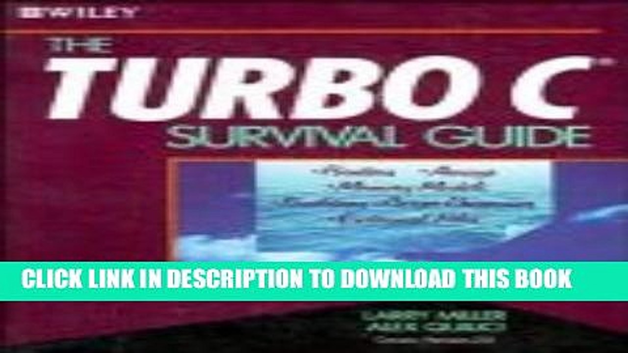 [Read PDF] The Turbo C(r) Survival Guide Ebook Free
