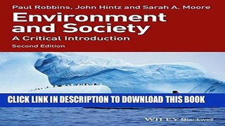 [PDF] Environment and Society: A Critical Introduction Full Online