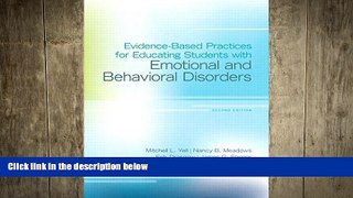 Free [PDF] Downlaod  Evidence-Based Practices for Educating Students with Emotional and