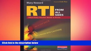READ book  RTI from All Sides: What Every Teacher Needs to Know  DOWNLOAD ONLINE