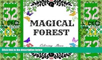 Big Deals  Magical Forest: Creative Therapy Adult Coloring Book: Enchanted Forest, Animals, Birds,