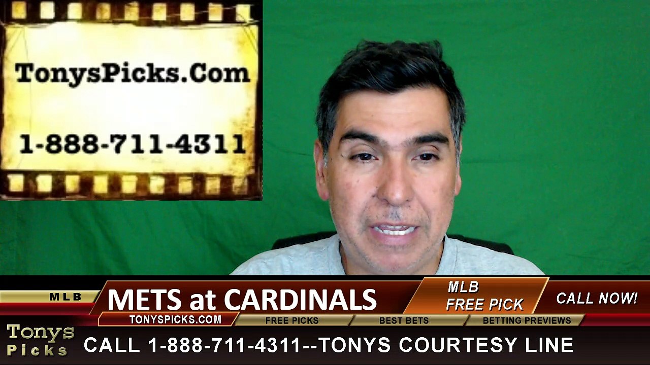 St Louis Cardinals vs. New York Mets Free Pick Prediction MLB Baseball Odds Series Preview
