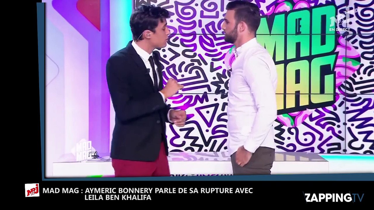 Mad Mag : Aymeric Bonnery ému en parlant de Leila Ben Khalifa et de leur rupture (Vidéo)