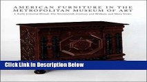 [Reads] American Furniture in The Metropolitan Museum of Art: I. Early Colonial Period: The