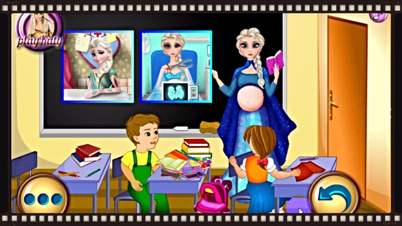 Pregnant Elsa School Teacher 2016 New And Best Learning Kids Game