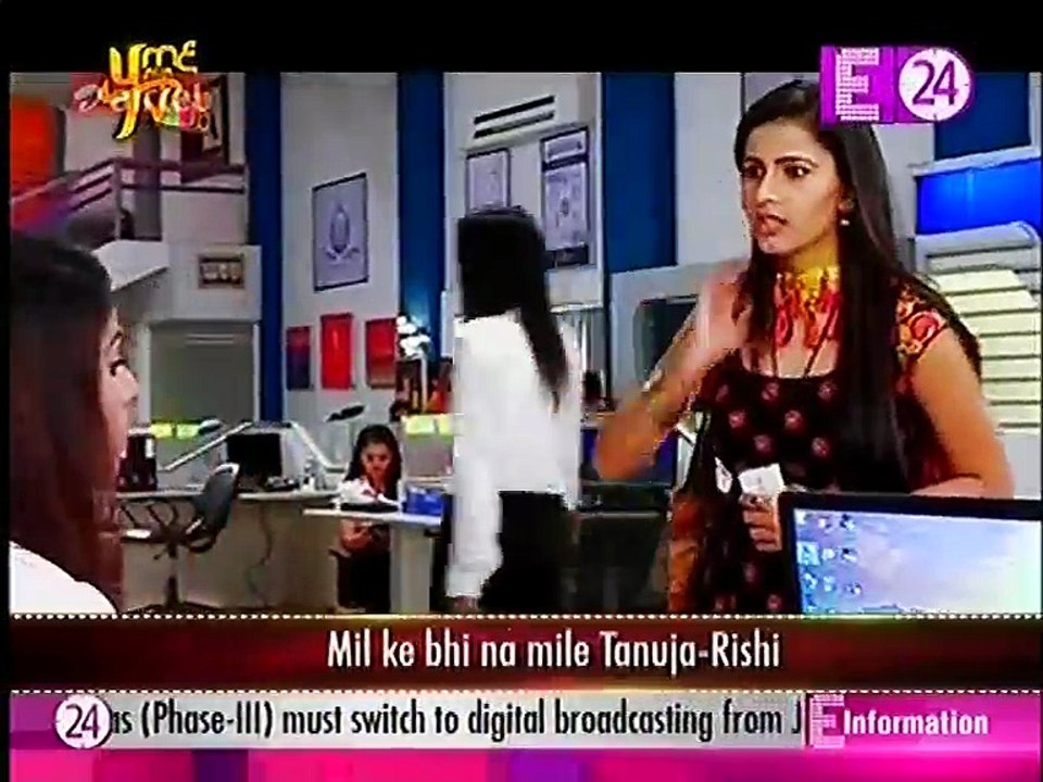 Kasam Tere Pyar Ki 23rd August 2016 "U me aur Tv 23rd August 2016 "Rishi Tanu Ka Faceoff Rishi ne Kiya gussa"