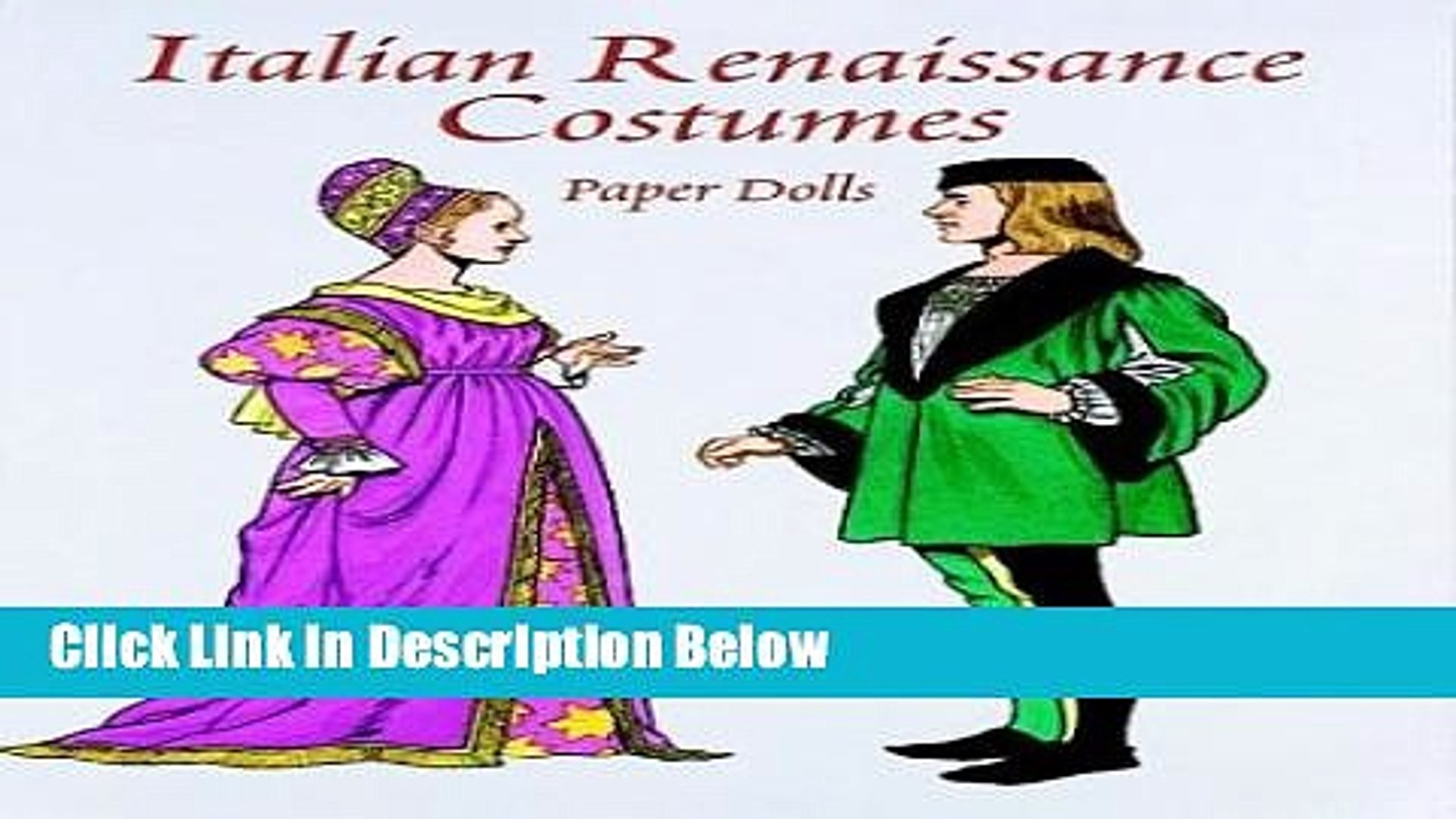 renaissance paper dolls