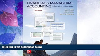 Big Deals  Financial and Managerial Accounting: Information for Decisions  Free Full Read Most
