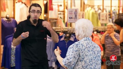 Yaşlı Teyzeye Kamera Şakası