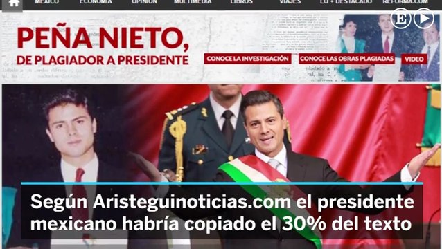 Peña Nieto y el plagio en su tesis