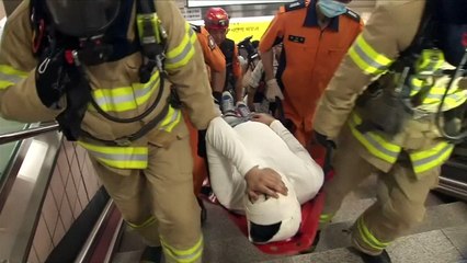 South Korea holds dramatic anto-terror drill