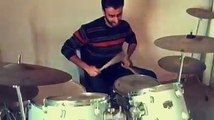Very Talented Drummer, Beating Drum