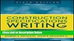 Ebook Construction Specifications Writing: Principles and Procedures Free Online