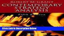 [PDF] Contemporary Strategy Analysis: Concepts, Techniques, Applications (5th Edition) [Full Ebook]