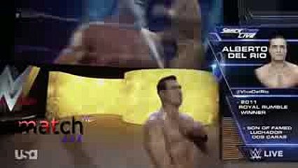 Randy Orton vs Alberto Del Rio Smackdown Live8 9 2016