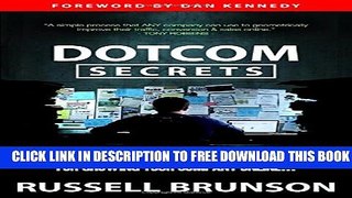 New Book DotCom Secrets: The Underground Playbook for Growing Your Company Online