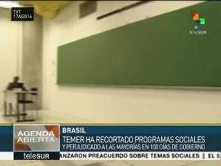 Denuncian en Brasil que pdte. interino gobierna con retrocesos