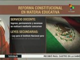 México: maestros disidentes rechazan la reforma educativa por lesiva
