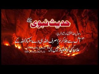 Aag Se Jala Kar Saza | Hadees With Urdu Translation | Hadees Of The Day | Thar Production