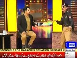Mian Afzal Narogi Character of Policeman Mazaaq Raat 22 August 2016 - Khalil ur Rehman Qamar - Natasha Hussain - Dunya News