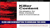 Collection Book Killer Content: Strategies for Web Content and E-Commerce