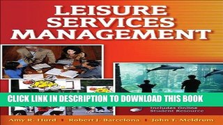 New Book Leisure Services Management with Web Resources