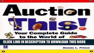 Collection Book Auction This! Your Complete Guide to the World of Online Auctions