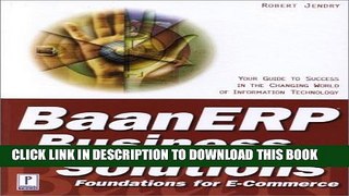 Collection Book BaanERP Business Solutions: Foundations for E-Commerce