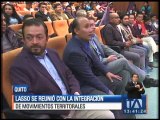 Lasso se reunió con la Integración de Movimientos Territoriales