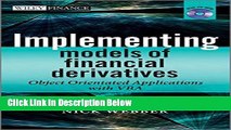 [PDF] Implementing Models of Financial Derivatives, with CD-ROM: Object Oriented Applications with