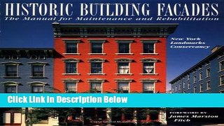 Books Historic Building Facades: The Manual for Maintenance and Rehabilitation (Preservation Press