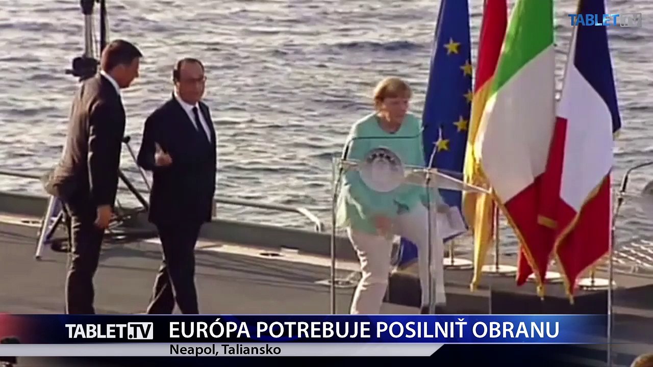 Merkelová, Hollande a Renzi sú za zintenzívnenie spolupráce obrany