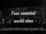 First is freedom of speech & expression for everyone - FDR, four freedoms 1941jan6