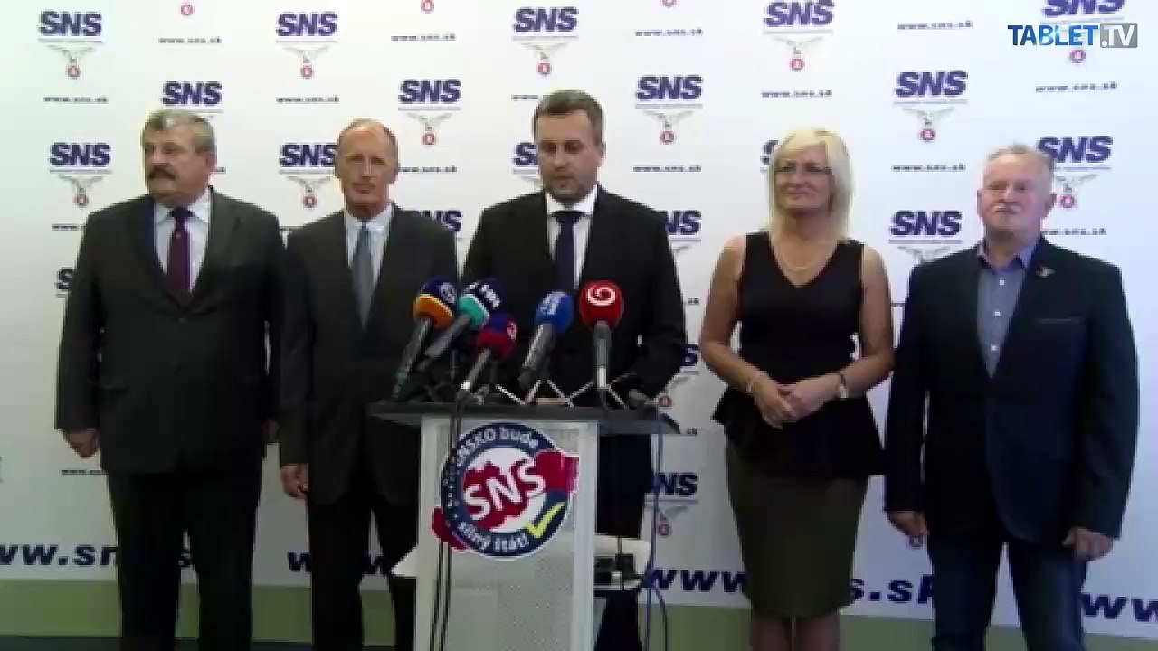 ZÁZNAM: Slovenská národná strana nerozšíri poslanecký klub o členov #Siete