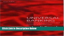 Download Universal Banking: International Comparisons and Theoretical Perspectives Full Online