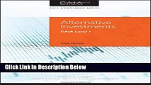 [PDF] Alternative Investments: CAIA Level I (Wiley Finance) Full Online
