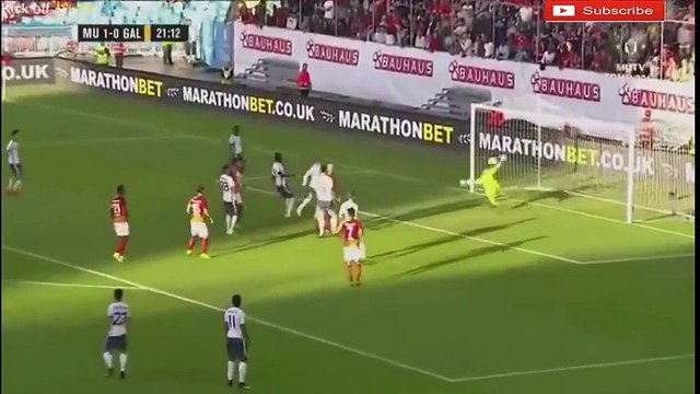 Manchester United Pre-Season 2016 All Goals And Highlights HD —Wigan, Dortmund, Galatasaray, Everton.CUT.11'59-21'38