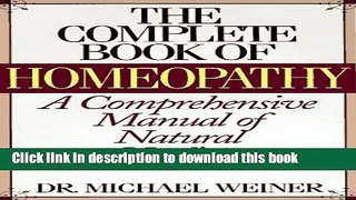 [PDF] Complete Book of Homeopathy Full Online
