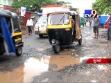 Potholes continue to disrupt normal life in Mumbai - Tv9 Gujarati