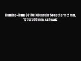 Kamino-Flam 331701 Ofenrohr Senotherm 2 mm 120 x 500 mm schwarz