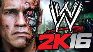 WWE 2K16 - THE TERMINATOR IS A WRESTLER ?!? (WWE 2K16 Funny Moments)