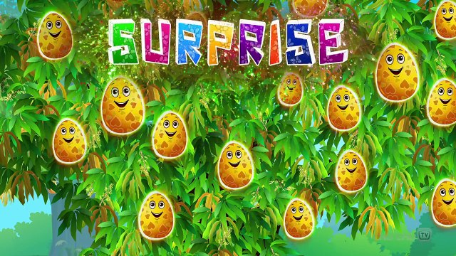 Surprise Eggs Learn Fruits for Kids with Fruit Names Apple, Orange, Banana ChuChu TV Egg Surprise