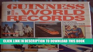 New Book Guinness Book of World Records, 1983