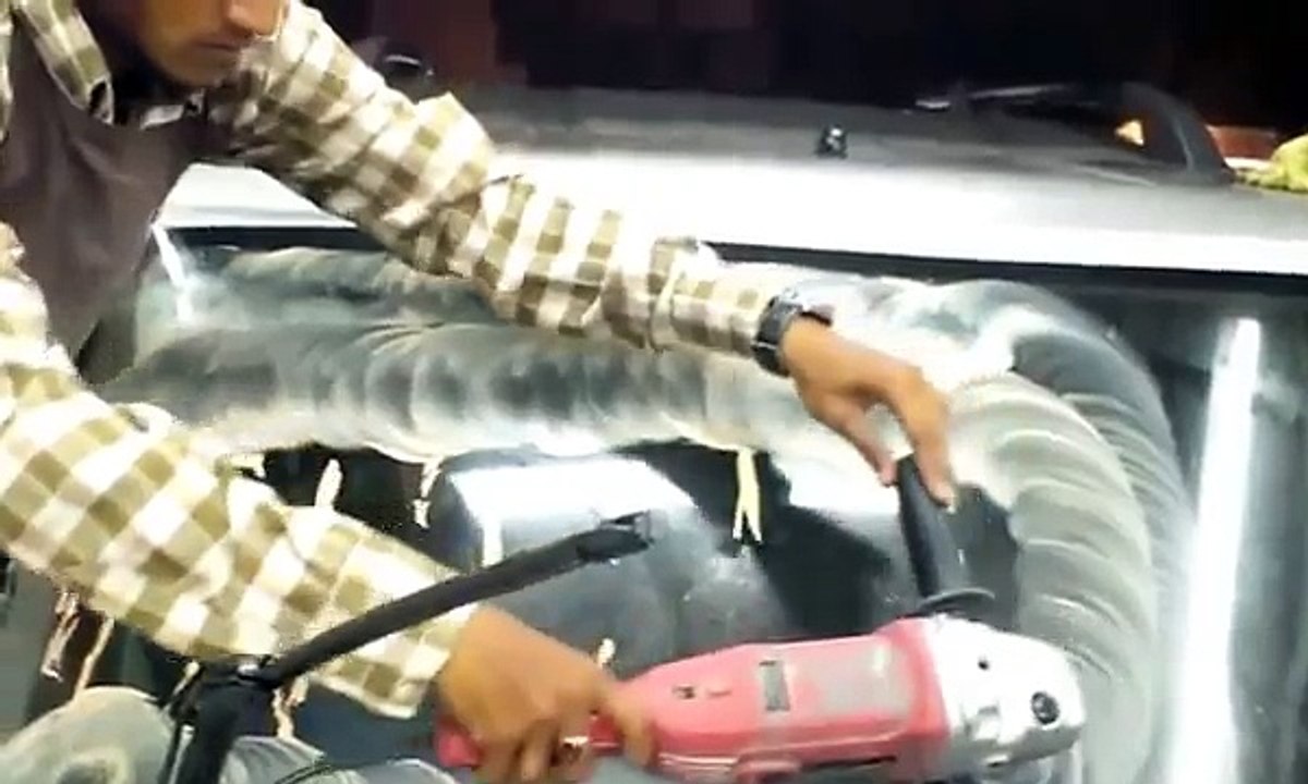 Car glass Polishing