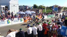 Tour cycliste Poitou-Charentes, arrivée de la 1ere étape