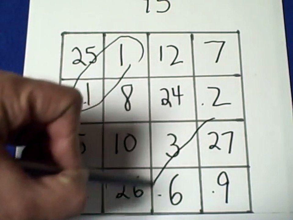 Magic Square Tutorial