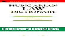 [PDF] Hungarian Law Dictionary Popular Colection